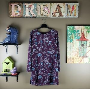 Everly floral dress tunic large